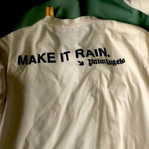 Palm angelsX moncler white tee only wore it once bought it for around 500